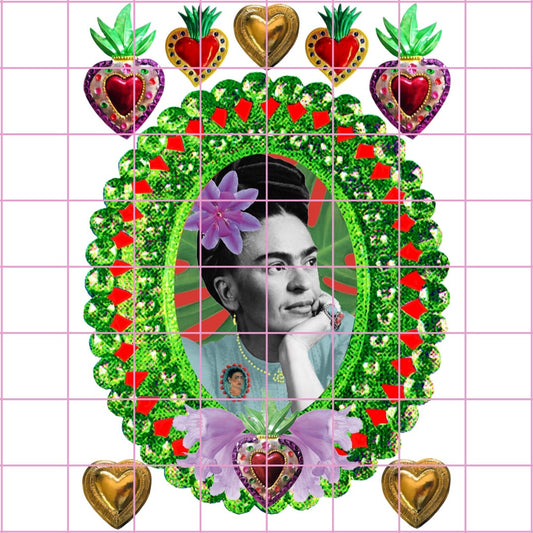 Frida Romántica Verde